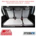 MSA SEAT COVERS FITS TOYOTA LANDCRUISER THIRD ROW 50/50 SPLIT - LC2006