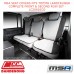 MSA SEAT COVERS FITS TOYOTA LANDCRUISER COMPLETE FRONT & 2ND ROW SET - LC20910CO