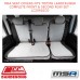 MSA SEAT COVERS FITS TOYOTA LANDCRUISER COMPLETE FRONT & 2ND ROW SET - LC20910CO