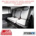 MSA SEAT COVERS FITS TOYOTA LANDCRUISER COMPLETE FRONT & 2ND ROW SET - LC21618CO