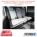 MSA SEAT COVERS FITS TOYOTA LANDCRUISER COMPLETE FRONT & 2ND ROW SET - LC21618CO