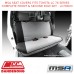 MSA SEAT COVERS FITS TOYOTA LC 76 SERIES COMPLETE FRONT & 2ND ROW SET - LC700CO