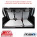 MSA SEAT COVERS FITS MITSUBISHI PAJERO SPORT COMPLETE FRONT & SECOND ROW SET