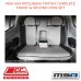 MSA SEAT COVERS FOR FITS MITSUBISHI TRITON COMPLETE FRONT & SECOND ROW SET