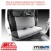 MSA SEAT COVERS FITS NISSAN NAVARA D40 COMPLETE FRONT & SECOND ROW SET - NN003CO