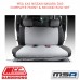 MSA SEAT COVERS FITS NISSAN NAVARA D40 COMPLETE FRONT & 2ND ROW SET - NN003CO-RX