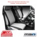 MSA SEAT COVERS FITS NISSAN NAVARA D22 FRONT TWIN BUCKETS