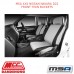 MSA SEAT COVERS FITS NISSAN NAVARA D22 FRONT TWIN BUCKETS