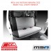 MSA SEAT COVERS FITS NISSAN NAVARA D22 REAR FULL WIDTH BENCH