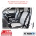 MSA SEAT COVERS FITS NISSAN NAVARA D22 FRONT FULL WIDTH BENCH