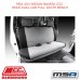 MSA SEAT COVERS FITS NISSAN NAVARA D22 REAR DUAL CAB FULL WIDTH BENCH