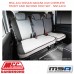 MSA SEAT COVERS FITS NISSAN NAVARA D40 COMPLETE FRONT & SECOND ROW SET - NN114C0