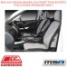 MSA SEAT COVERS FITS NISSAN NAVARA D40 FRONT TWIN BUCKETS - NN21-D40