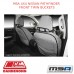 MSA SEAT COVERS FITS NISSAN PATHFINDER FRONT TWIN BUCKETS