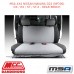 MSA SEAT COVERS FITS NISSAN NAVARA D23 (NP300) DX / RX / ST / ST-X - REAR BENCH