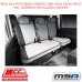 MSA SEAT COVERS FITS MITSUBISHI PAJERO 2ND ROW 60/40 SPLIT INC ARMREST - PP05