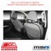 MSA SEAT COVERS FITS MITSUBISHI PAJERO FRONT TWIN BUCKETS AIRBAG SEATS - PP10-NS