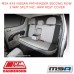 MSA SEAT COVERS FITS NISSAN PATHFINDER SECOND ROW 3 WAY SPLIT INC.ARM REST COVER