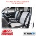 MSA SEAT COVERS FOR RECARO COMPLETE TOP & BASE SET