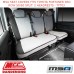 MSA SEAT COVERS FITS TOYOTA FORTUNER 3RD ROW 50/50 SPLIT. 2 HEADRESTS - TFT03