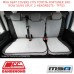 MSA SEAT COVERS FITS TOYOTA FORTUNER 3RD ROW 50/50 SPLIT. 2 HEADRESTS - TFT03