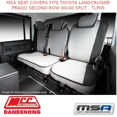 MSA SEAT COVERS FITS TOYOTA LANDCRUISER PRADO SECOND ROW 60/40 SPLIT - TLP05