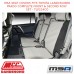 MSA SEAT COVERS FITS TOYOTA LC PRADO COMPLETE FRONT & 2ND ROW SET - TLP214CO