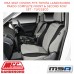 MSA SEAT COVERS FITS TOYOTA LC PRADO COMPLETE FRONT & 2ND ROW SET - TLP218CO