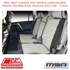 MSA SEAT COVERS FITS TOYOTA LANDCRUISER PRADO 2ND ROW 40/20/40 SPLIT INC - TLP24