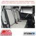 MSA SEAT COVERS FITS TOYOTA LANDCRUISER PRADO 2ND ROW 40/20/40 SPLIT INC - TLP24