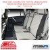 MSA SEAT COVERS FITS TOYOTA LC PRADO 2ND ROW 40/20/40 SPLIT INC - TLP24-GX