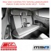 MSA SEAT COVERS FITS TOYOTA LANDCRUISER PRADO THIRD ROW 50/50 SPLIT - TLP26