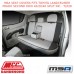 MSA SEAT COVERS FITS TOYOTA LANDCRUISER PRADO 2ND ROW 40/20/40 SPLIT INC - TLP28