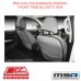 MSA SEAT COVERS FITS VOLKSWAGEN AMAROK FRONT TWIN BUCKETS PAIR - VWA01