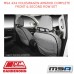 MSA SEAT COVERS FITS VOLKSWAGEN AMAROK COMPLETE FRONT & SECOND ROW SET-VWA032CO