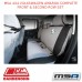 MSA SEAT COVERS FITS VOLKSWAGEN AMAROK COMPLETE FRONT & 2ND ROW SET-VWA052CO-VA