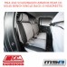 MSA SEAT COVERS FITS VOLKSWAGEN AMAROK REAR DC BENCH SINGLE BACK (3 HEADRESTS)