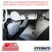 MSA SEAT COVERS FITS VOLKSWAGEN AMAROK REAR DC BENCH SINGLE BACK (3 HEADRESTS)