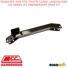 ROADSAFE 4WD FITS TOYOTA LCRDD LANDCRUISER 100 SERIES IFS XMEMBER/DIFF DROP KIT