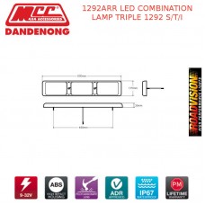 1292ARR LED COMBINATION LAMP TRIPLE 1292 S/T/I