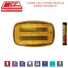 316MA LED STROBE MODULE AMBER MAGNETIC