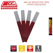 465-4K REFLECTIVE TAPE STRIPS RED/WHITE