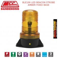 BLE106 LED BEACON STROBE AMBER FIXED BASE