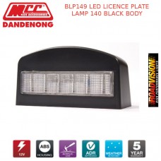 BLP149 LED LICENCE PLATE LAMP 140 BLACK BODY