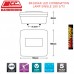 BR180AR LED COMBINATION LAMP SINGLE 180 S/T/I