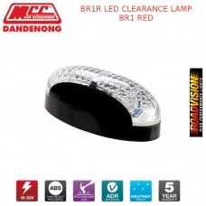 BR1R LED CLEARANCE LAMP BR1 RED