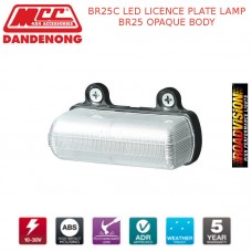 BR25C LED LICENCE PLATE LAMP BR25 OPAQUE BODY