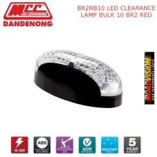 BR2RB10 LED CLEARANCE LAMP BULK 10 BR2 RED