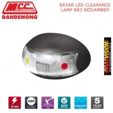 BR3AR LED CLEARANCE LAMP BR3 RED/AMBER