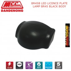 BR45B LED LICENCE PLATE LAMP BR45 BLACK BODY